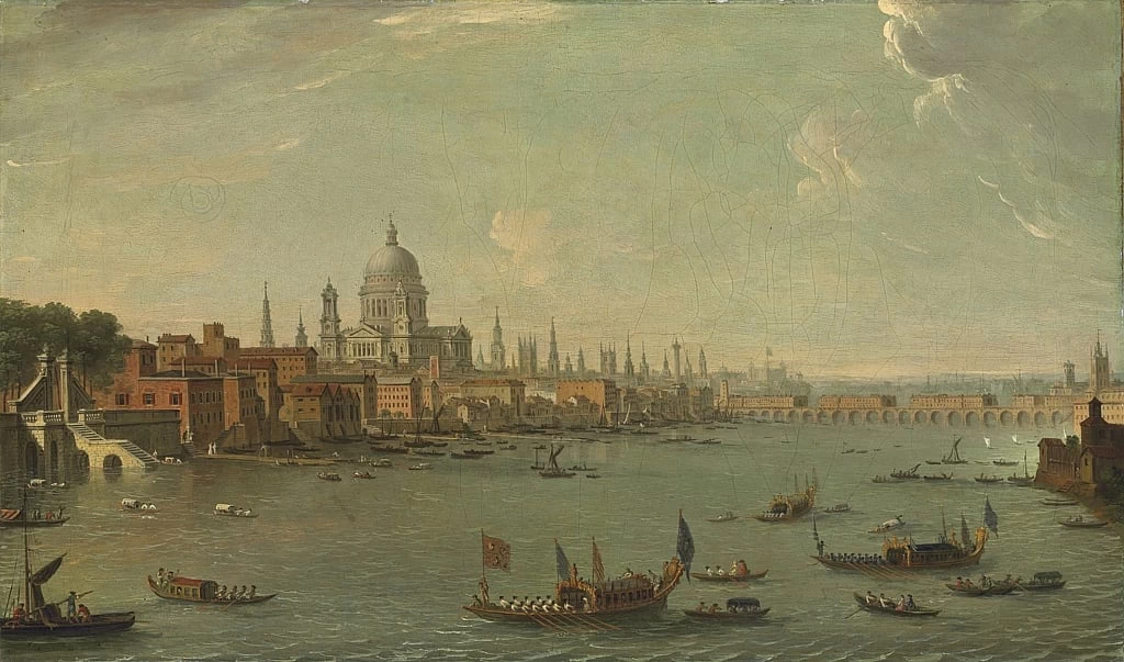 Il Tamigi guardando verso St. Pauls